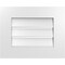 Ekena Millwork Vertical Surface Mount PVC Gable Vent: Functional, w/ 3-1/2"W x 1"P Standard Frame, 20"W x 16"H GVPVE20X1601SF - alternate 1